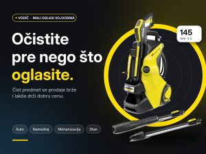 Kärcher K 5 Power Control perač pod pritiskom – čišćenje pre prodaje na malim oglasima